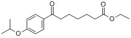 ETHYL 7-OXO-7-(4-ISOPROPOXYPHENYL)HEPTANOATE 化学構造式