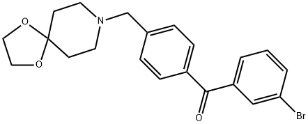 3-BROMO-4'-[8-(1,4-DIOXA-8-AZASPIRO[4.5]DECYL)METHYL]BENZOPHENONE