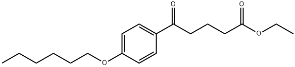 ETHYL 5-(4-HEXYLOXYPHENYL)-5-OXOVALERATE Struktur