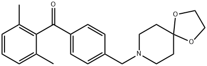 2,6-DIMETHYL-4'-[8-(1,4-DIOXA-8-AZASPIRO[4.5]DECYL)METHYL]BENZOPHENONE