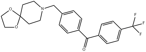 4'-[8-(1,4-DIOXA-8-AZASPIRO[4.5]DECYL)METHYL]-4-TRIFLUOROMETHYLBENZOPHENONE