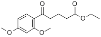 ETHYL 5-(2,4-DIMETHOXYPHENYL)-5-OXOVALERATE Struktur