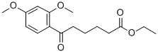 ETHYL 6-(2,4-DIMETHOXYPHENYL)-6-OXOHEXANOATE Structure