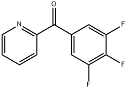 2-(3,4,5-TRIFLUOROBENZOYL)PYRIDINE Structure