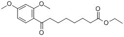 ETHYL 8-(2,4-DIMETHOXYPHENYL)-8-OXOOCTANOATE,898758-23-1,结构式