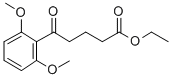 ETHYL 5-(2,6-DIMETHOXYPHENYL)-5-OXOVALERATE Structure