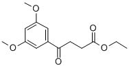 4-(3,5-ジメトキシフェニル)-4-オキソ酪酸エチル 化学構造式