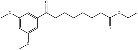 ETHYL 8-(3,5-DIMETHOXYPHENYL)-8-OXOOCTANOATE Struktur