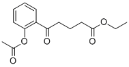 ETHYL 5-(2-ACETOXYPHENYL)-5-OXOVALERATE Structure