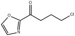 2-(4-クロロブチリル)オキサゾール 化学構造式