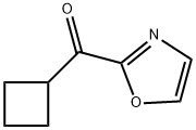 2-CYCLOBUTANOYLOXAZOLE Structure