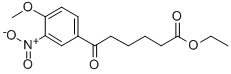 ETHYL 6-(4-METHOXY-3-NITROPHENYL)-6-OXOHEXANOATE 化学構造式