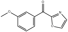 2-(3-メトキシベンゾイル)オキサゾール 化学構造式