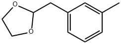 1-(1,3-ジオキソラン-2-イルメチル)-3-メチルベンゼン 化学構造式