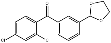 2,4-DICHLORO-3'-(1,3-DIOXOLAN-2-YL)BENZOPHENONE|