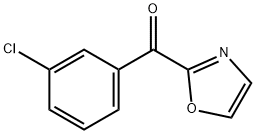 2-(3-クロロベンゾイル)オキサゾール 化学構造式