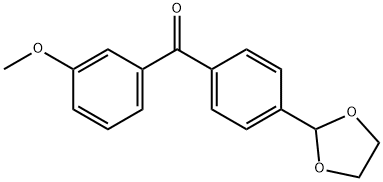 4'-(1,3-DIOXOLAN-2-YL)-3-METHOXYBENZOPHENONE