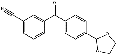 898759-94-9 3-CYANO-4'-(1,3-DIOXOLAN-2-YL)BENZOPHENONE