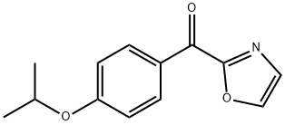 2-(4-ISOPROPOXYBENZOYL)OXAZOLE Structure