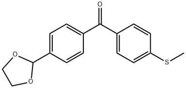 4-(1,3-DIOXOLAN-2-YL)-4'-THIOMETHYLBENZOPHENONE price.