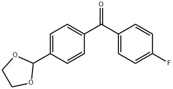 4-(1,3-DIOXOLAN-2-YL)-4'-FLUOROBENZOPHENONE Structure