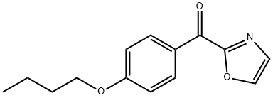 2-(4-丁氧基苯甲酰基)噁唑 结构式