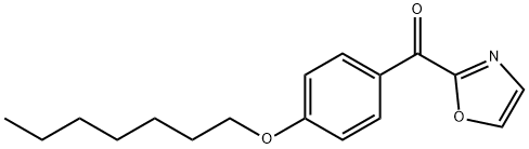 2-(4-HEPTYLOXYBENZOYL)OXAZOLE Struktur