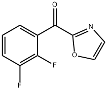 2-(2,3-ジフルオロベンゾイル)オキサゾール 化学構造式