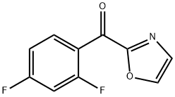 2-(2,4-DIFLUOROBENZOYL)OXAZOLE 结构式