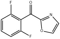 (2,6-二氟苯基)(噁唑-2-基)甲酮, 898760-44-6, 结构式