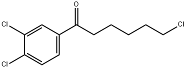 6-CHLORO-1-(3,4-DICHLOROPHENYL)-1-OXOHEXANE,898761-00-7,结构式