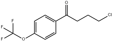 4-氯-1-(4-(三氟甲氧基)苯基)丁-1-酮,898761-60-9,结构式