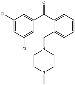 3,5-DICHLORO-2'-(4-METHYLPIPERAZINOMETHYL) BENZOPHENONE