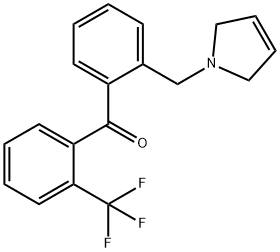 2-(3-PYRROLINOMETHYL)-2'-TRIFLUOROMETHYLBENZOPHENONE
