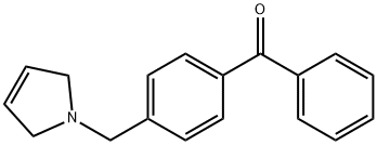 4-(3-PYRROLINOMETHYL)BENZOPHENONE Struktur