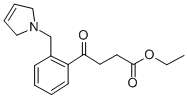 ETHYL 4-OXO-4-[2-(3-PYRROLINOMETHYL)PHENYL]BUTYRATE,898763-96-7,结构式