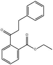 2'-カルボエトキシ-3-フェニルプロピオフェノン 化学構造式