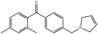 2,4-DIMETHYL-4'-(3-PYRROLINOMETHYL) BENZOPHENONE