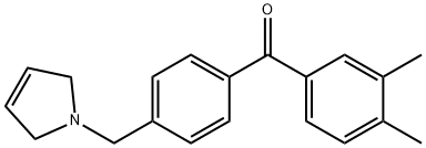 3,4-DIMETHYL-4'-(3-PYRROLINOMETHYL) BENZOPHENONE