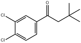 1-(3,4-二氯苯基)-3,3-二甲基丁-1-酮 结构式