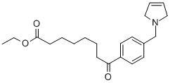 ETHYL 8-OXO-8-[4-(3-PYRROLINOMETHYL)PHENYL]OCTANOATE,898764-97-1,结构式