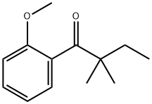 2,2-DIMETHYL-2'-METHOXYBUTYROPHENONE Structure