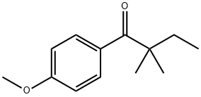 2,2-DIMETHYL-4'-METHOXYBUTYROPHENONE Structure