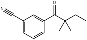 3'-CYANO-2,2-DIMETHYLBUTYROPHENONE Struktur