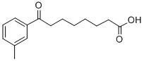 8-(3-METHYLPHENYL)-8-OXOOCTANOIC ACID Structure