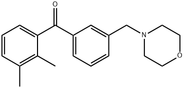 2,3-DIMETHYL-3'-MORPHOLINOMETHYL BENZOPHENONE