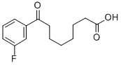 8-(3-FLUOROPHENYL)-8-OXOOCTANOIC ACID Struktur