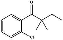 2'-クロロ-2,2-ジメチルブチロフェノン 化学構造式