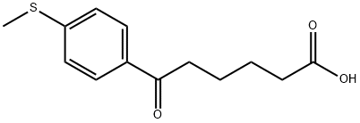 6-OXO-6-(4-METHYLTHIOPHENYL)HEXANOIC ACID Struktur