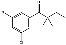 3',5'-DICHLORO-2,2-DIMETHYLBUTYROPHENONE Structure